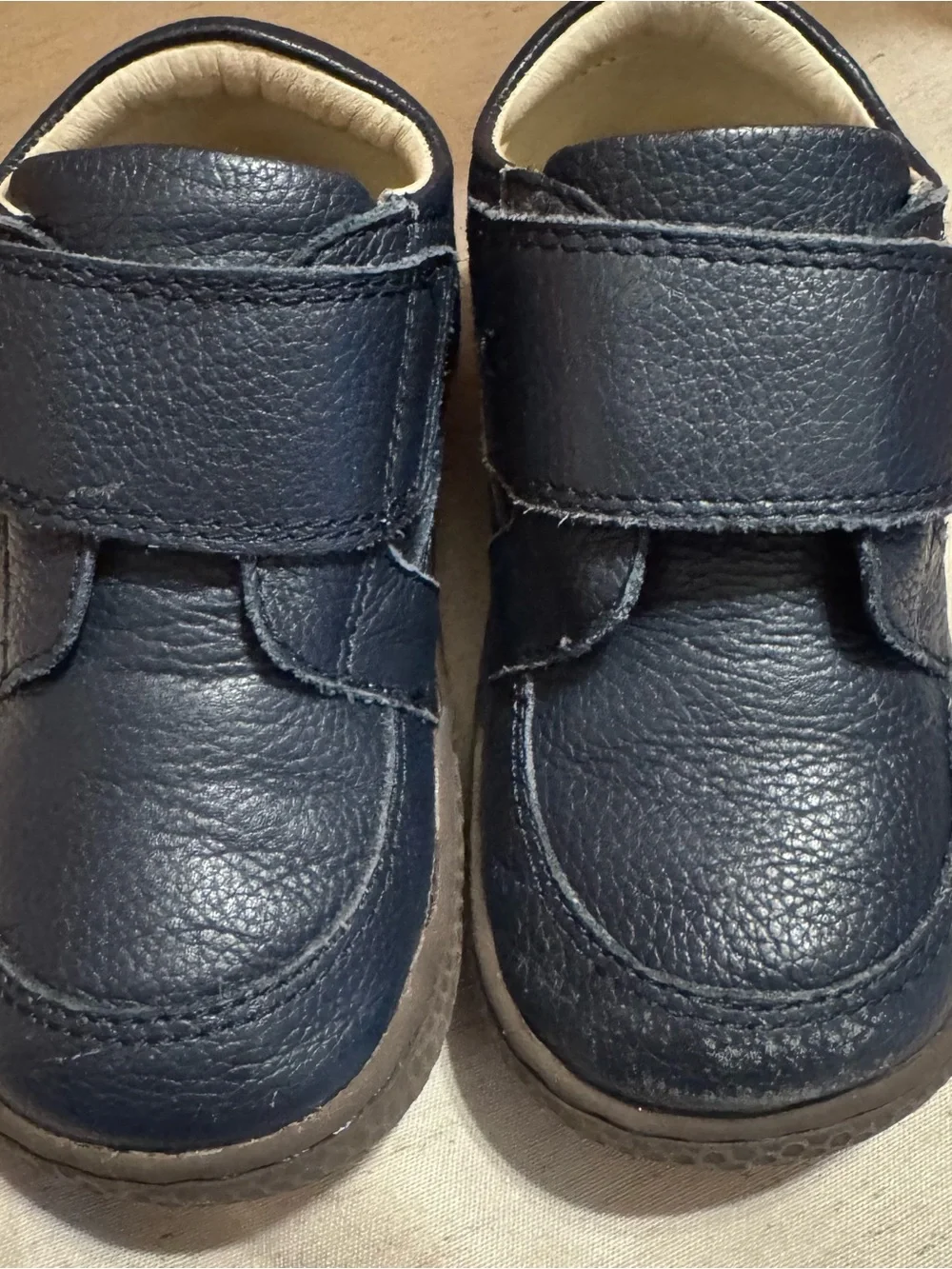 Livie & Luca Maverick Navy Leather School Uniform Loafers Toddler 9